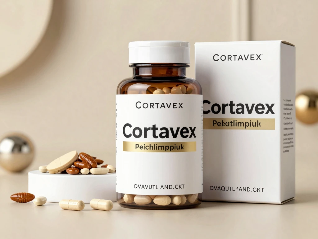 Cortavex supplement bottle and packaging